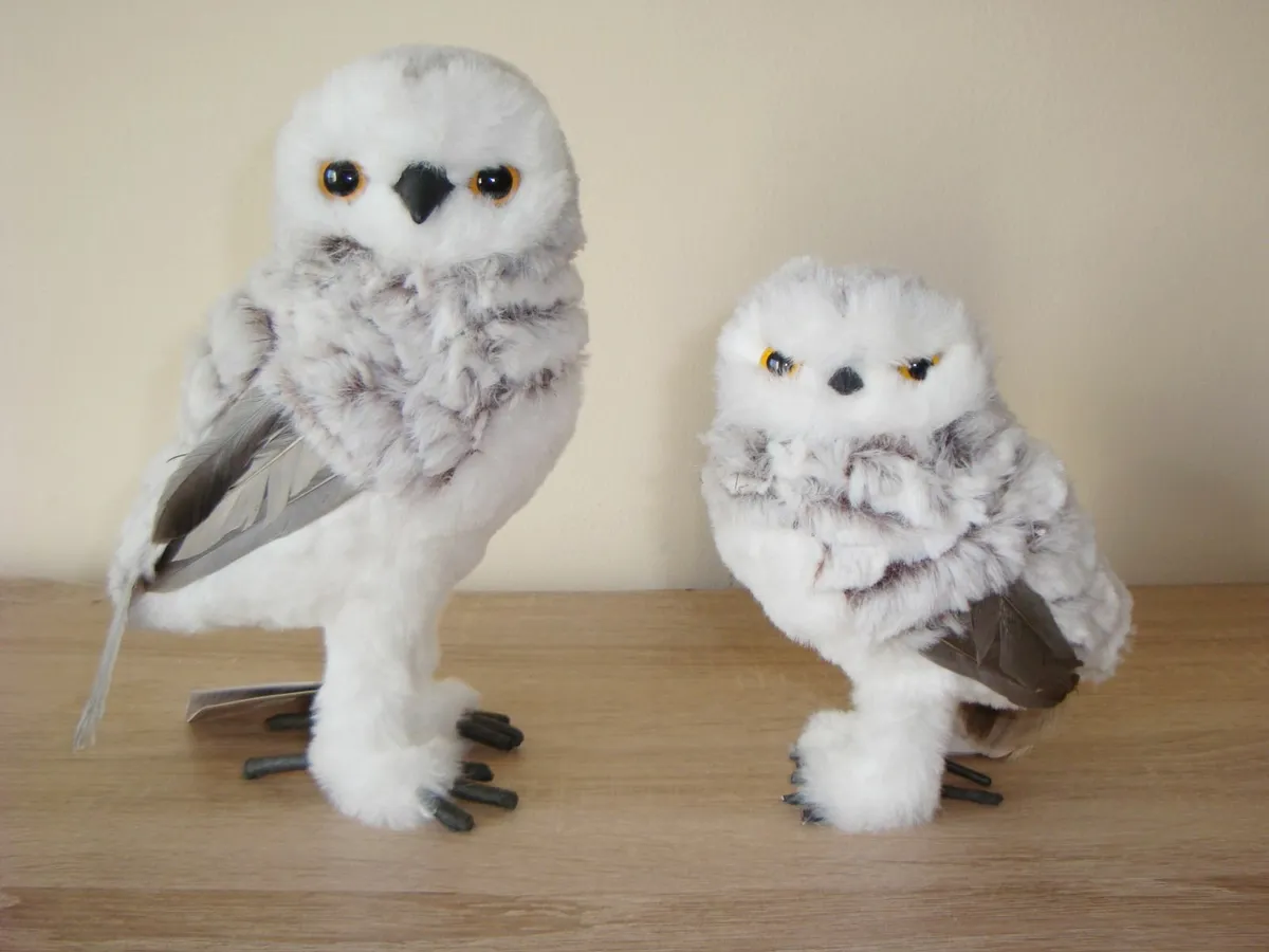 Christmas decor White owls - NEW - Image 1