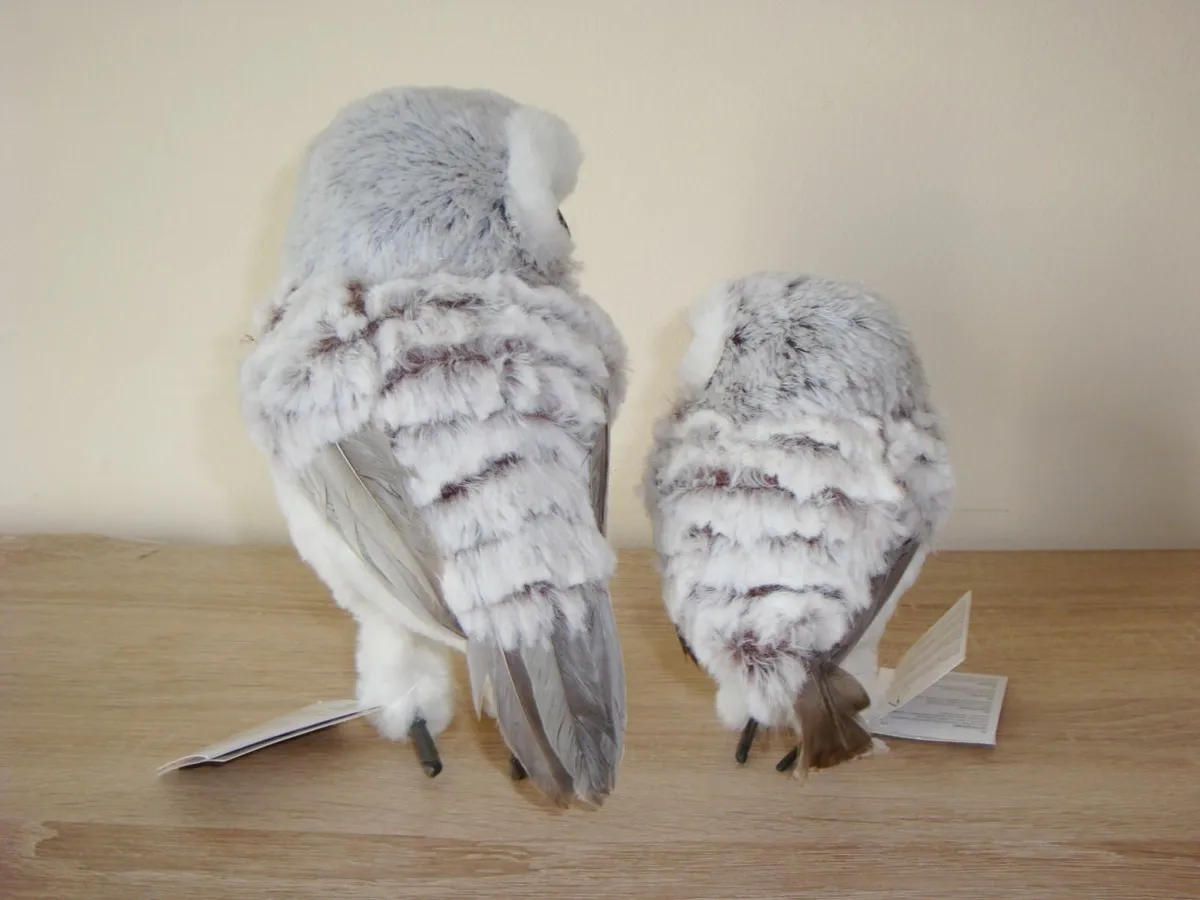 Christmas decor White owls - NEW - Image 2