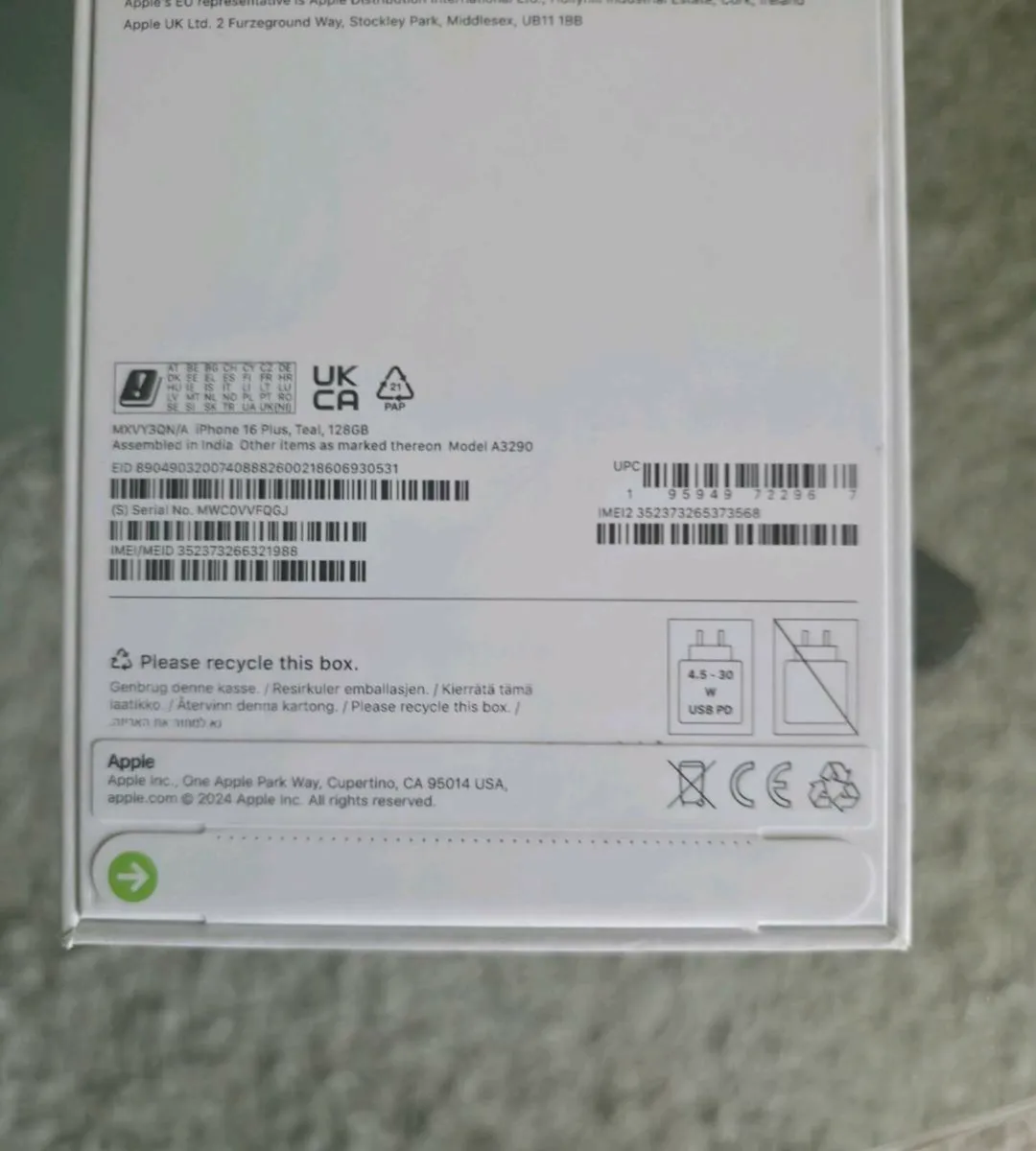 Apple Iphone 16 Plus 128GB - Image 2