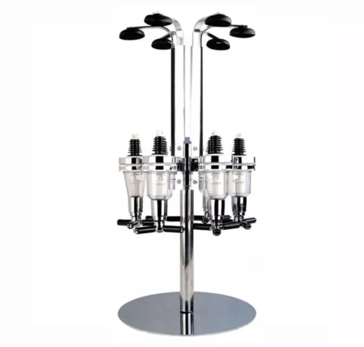 6 Bottle Rotary Home Bar Drink Optic Dispenser NEW - Image 2