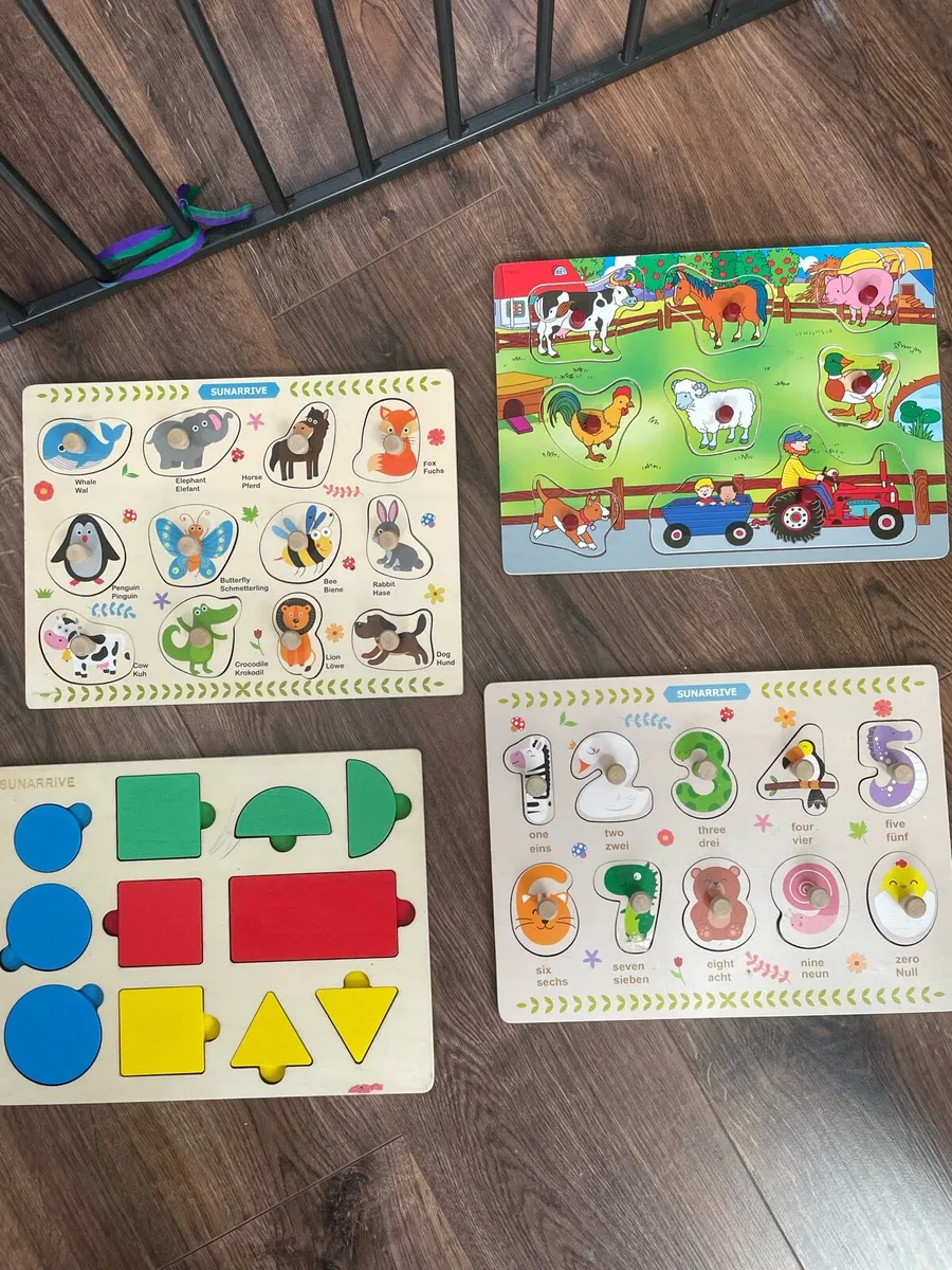 Wooden puzzle sets - Image 1