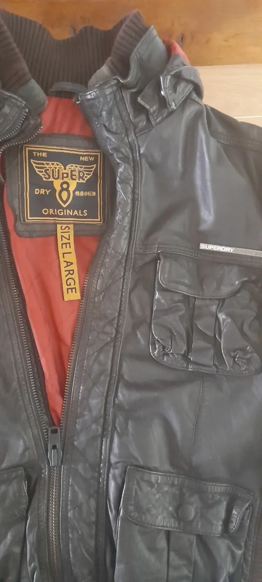 Mens leather jacket new - Image 3