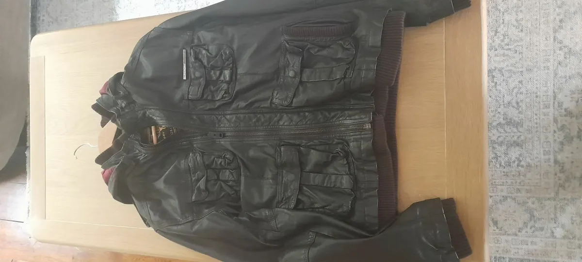 Mens leather jacket new - Image 1