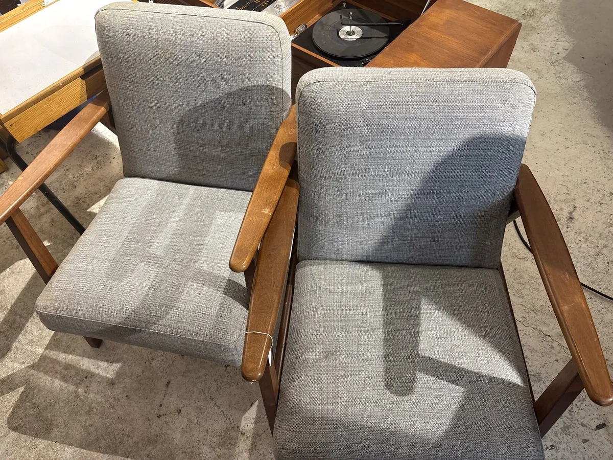Midcentury fireside chairs - Image 2