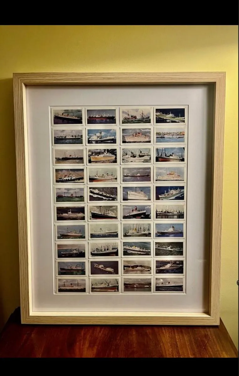 Vintage Framed Cigarette Cards