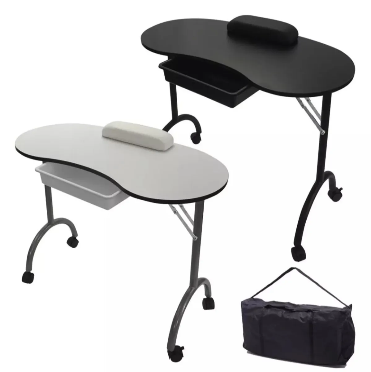 NEW Portable Foldable Manicure Nail Salon Table - Image 1