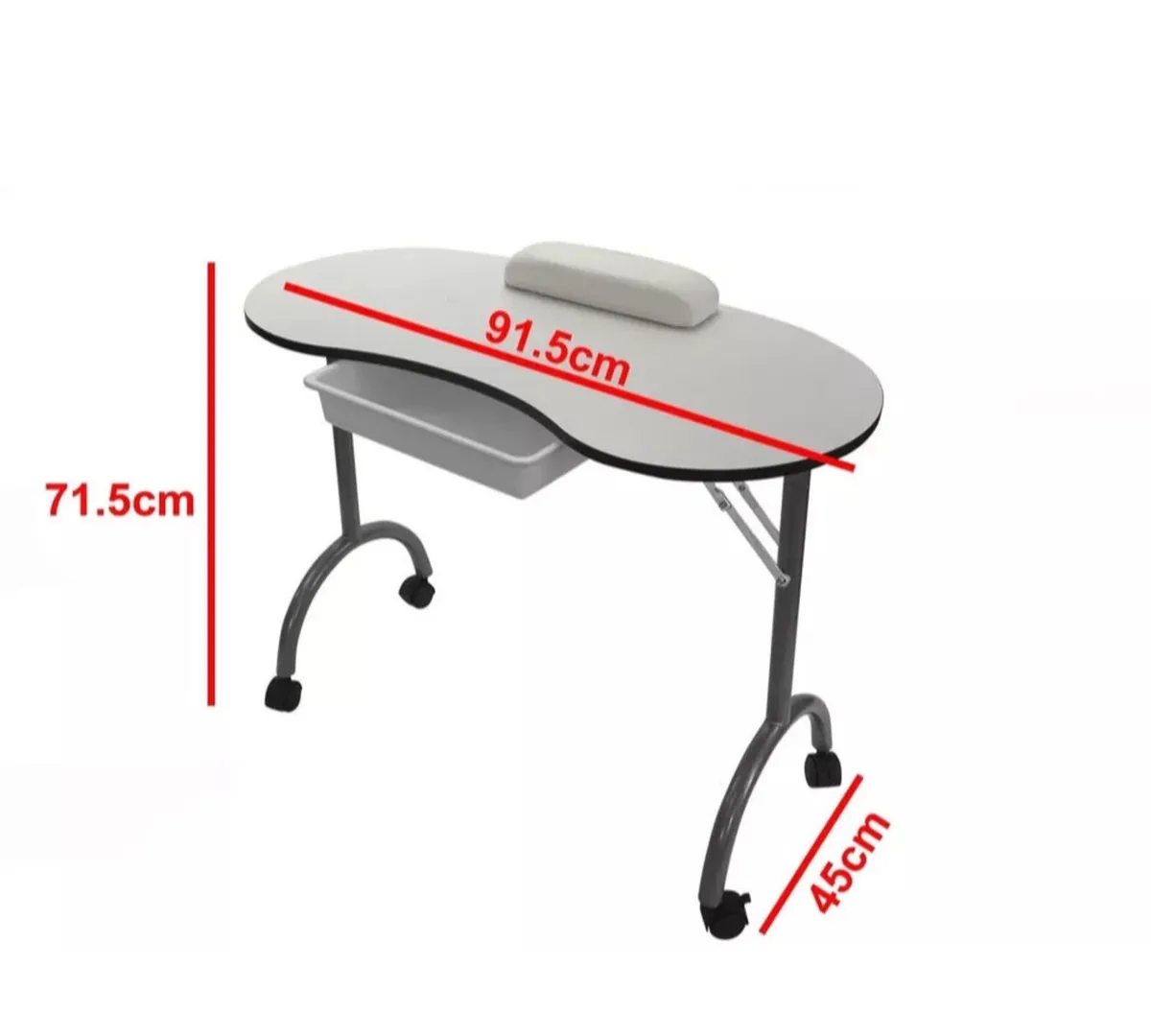 NEW Portable Foldable Manicure Nail Salon Table - Image 3