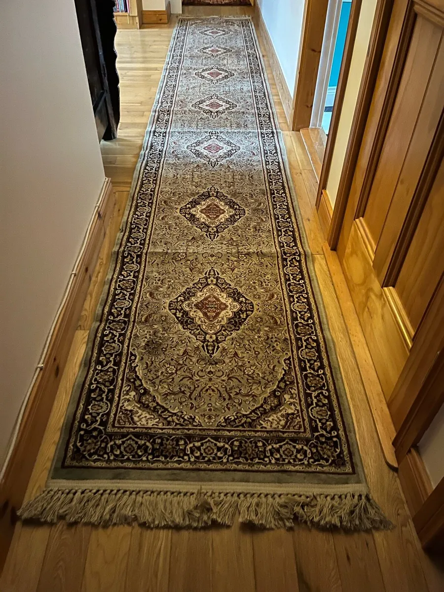 Vintage Art Sale Rug - Image 1