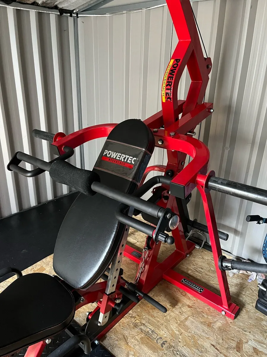 Powertec Olympic leverage gym + leg extension - Image 2