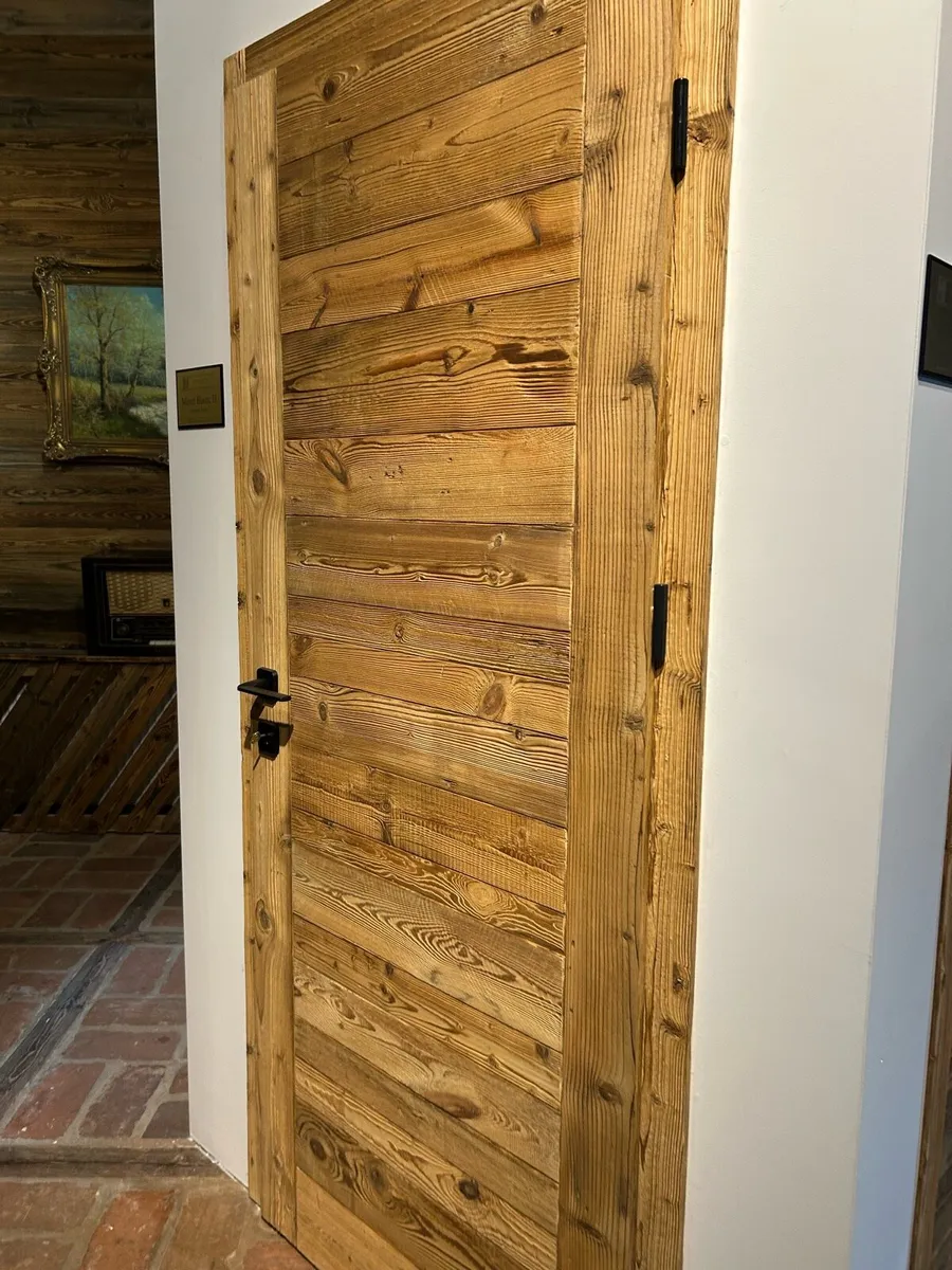Reclaimed Pine Sliding Barn Door - Image 3
