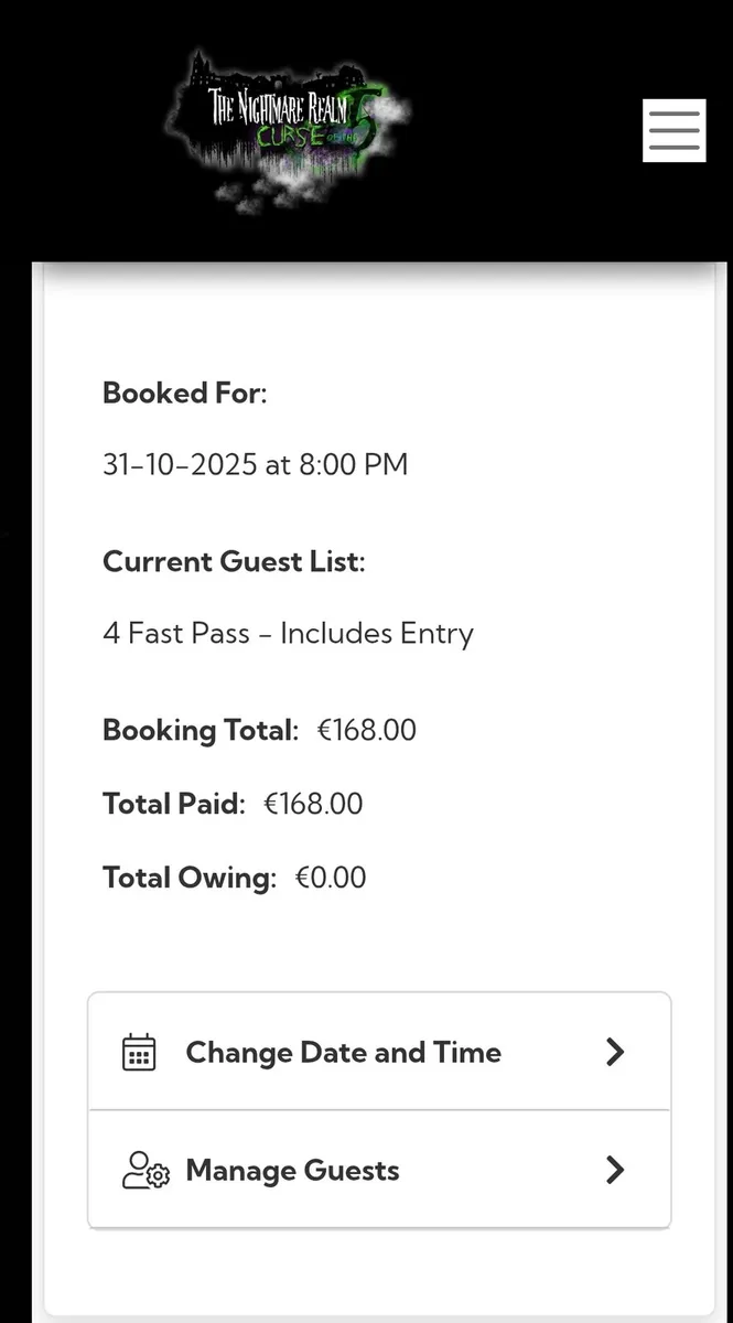 Nightmare Realm Tickets