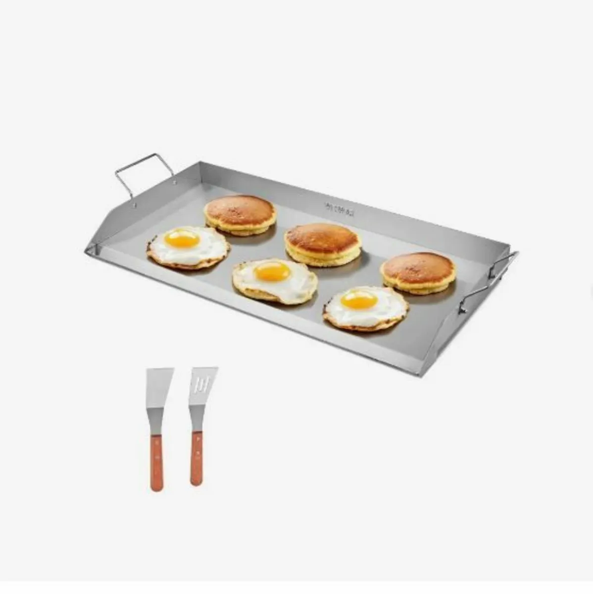Stainless Steel Griddle, 32x16 inch - Image 1
