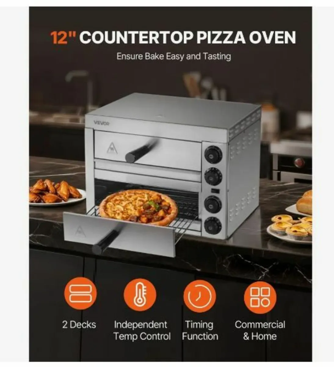 Electric Pizza Oven for Countertops - Image 3