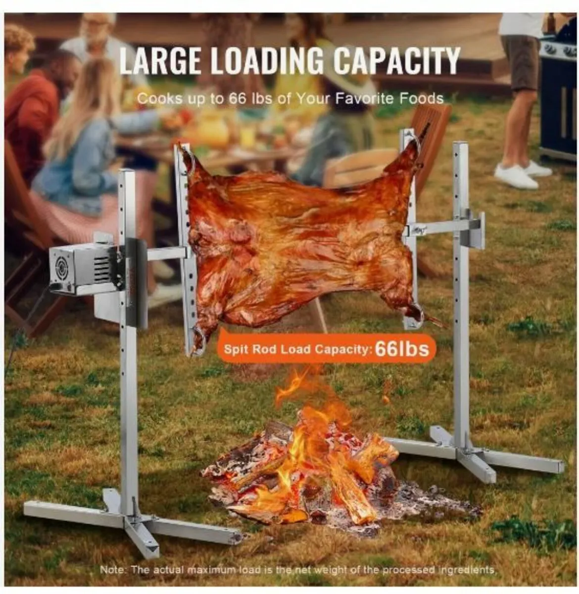 Electric BBQ Rotisserie Grill Kit - Image 3