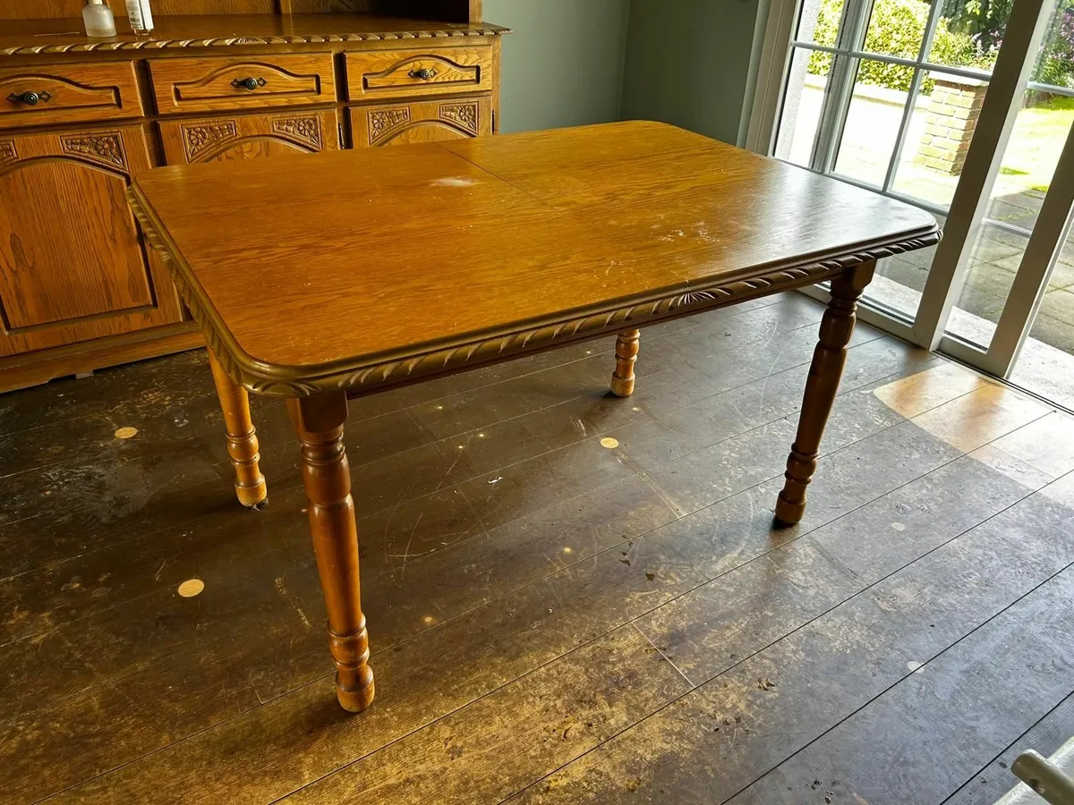 Dining Room Dresser and Dining Room Table - Image 2