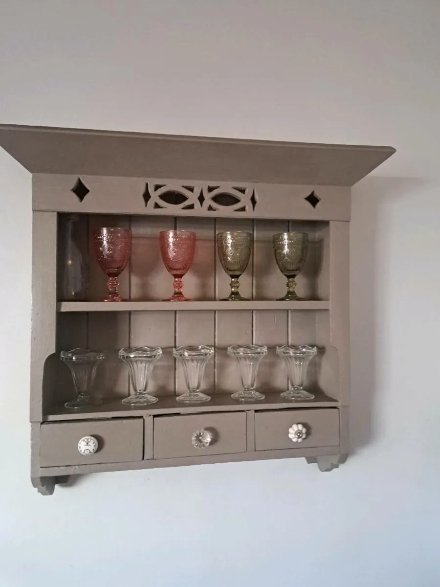Antique wall dresser