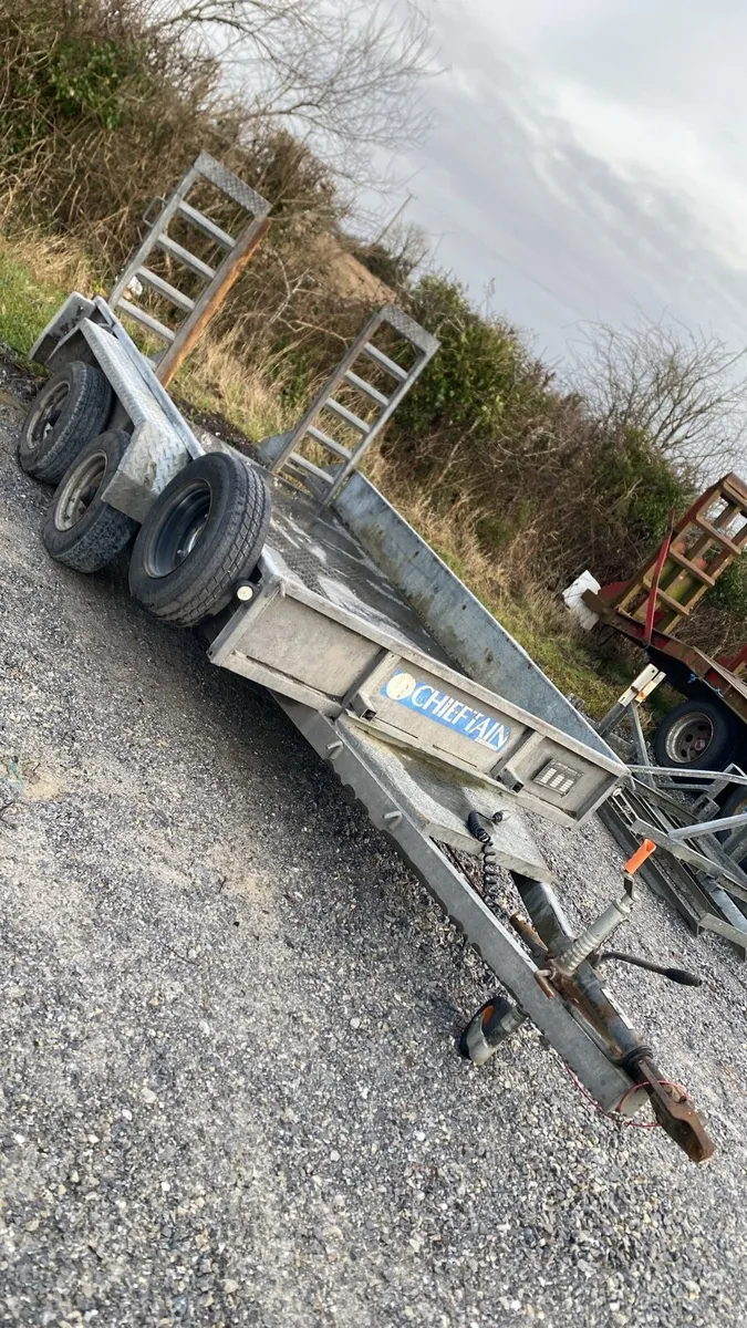 Chieftain 10x5ft6” plant trailer - Image 1