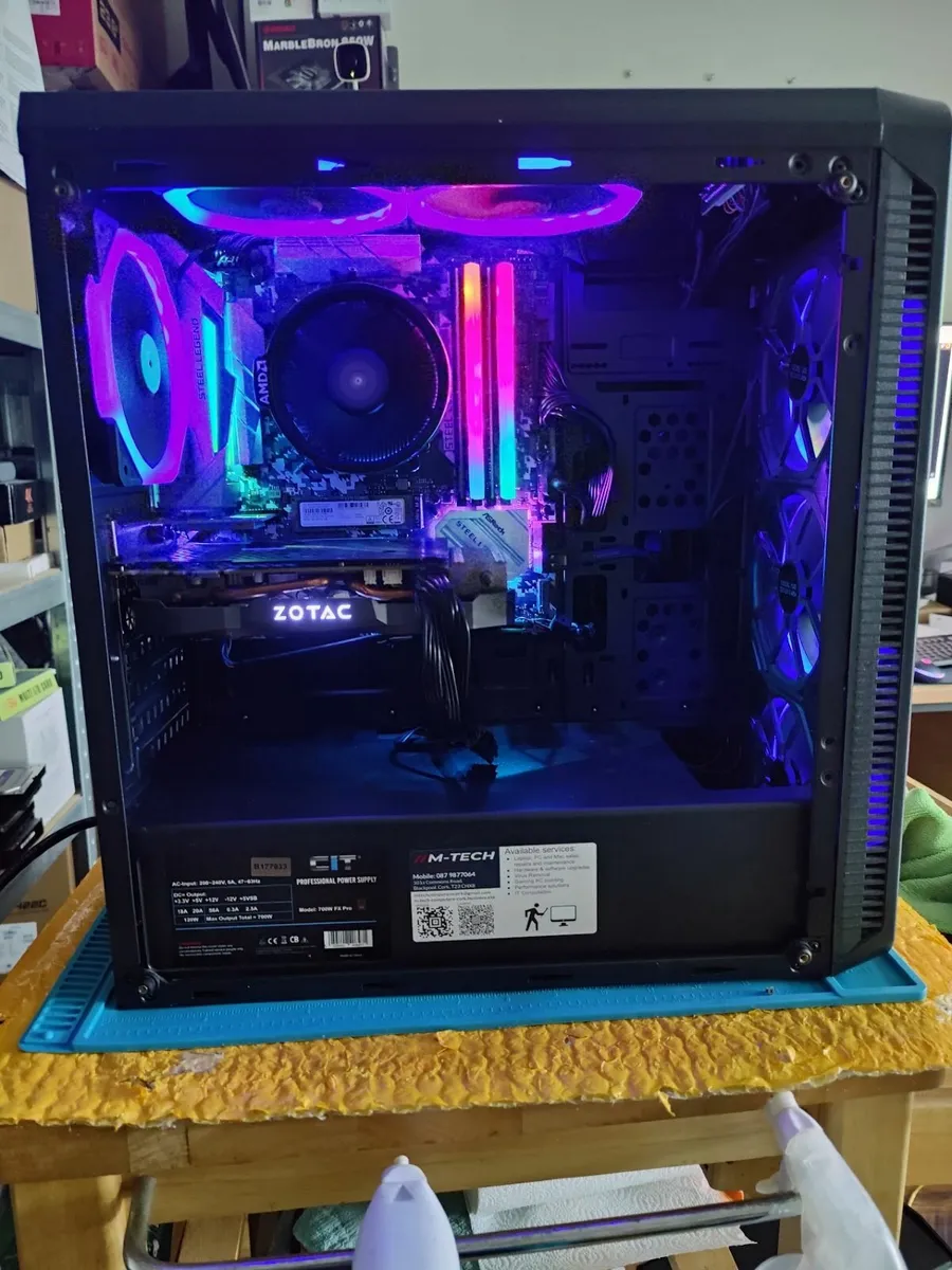 Custom Built Gaming PC Ryzen/32GB/SSD+HDD/GTX 1080 - Image 2