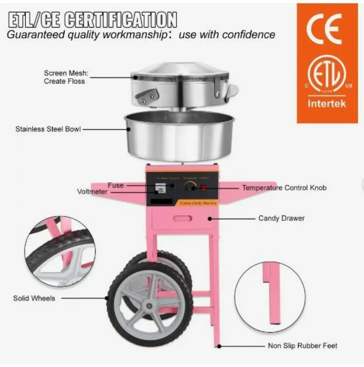 Commercial Cotton Candy Machine - Image 2