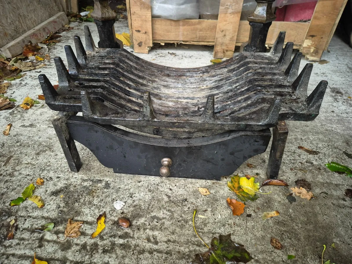 Old  fire log basket /Grate - Image 1