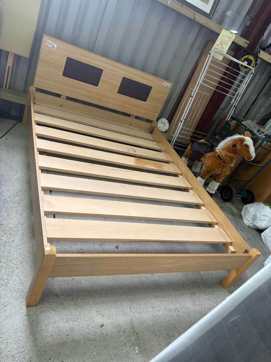 King size bed frame - Image 1