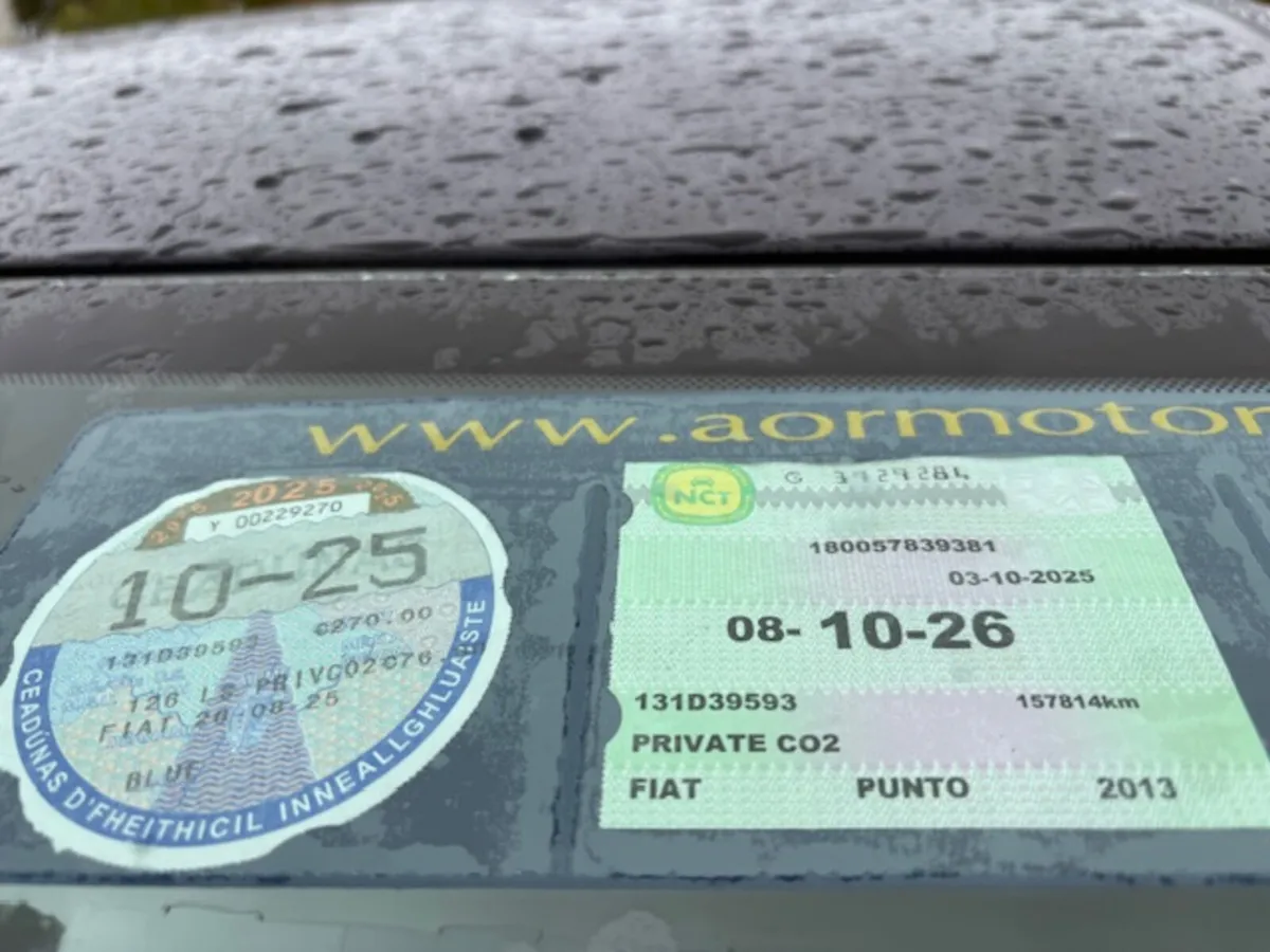 Fiat Punto 2013 1.2 NCT OCTOBER - Image 2