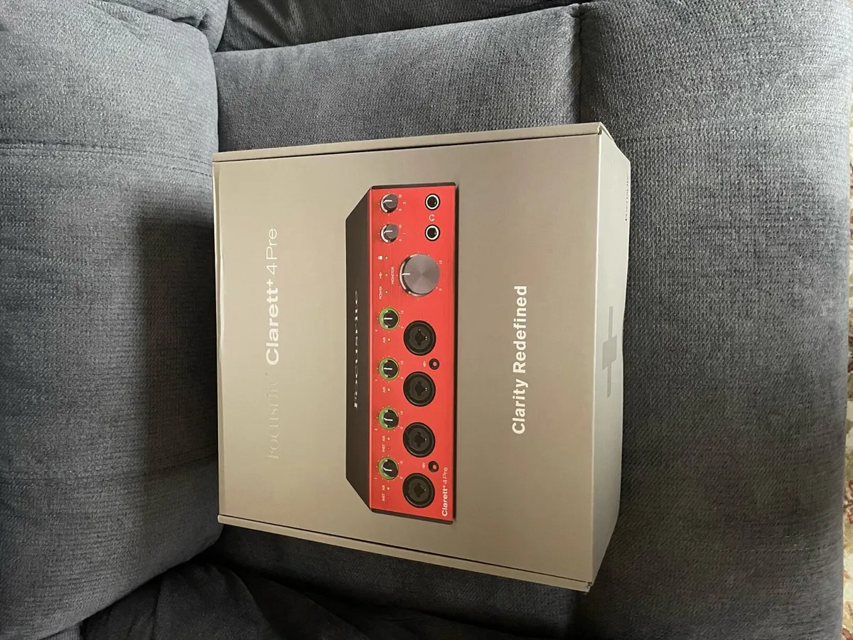 Focusrite Clarett 4 Pre USB Audio Interface - Image 1