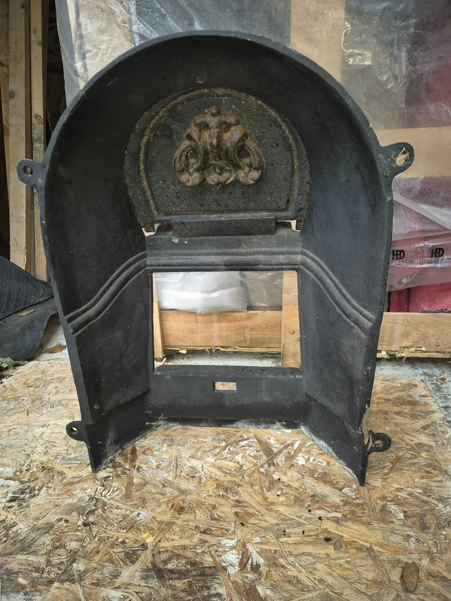 16 inch steel fireback - Image 2