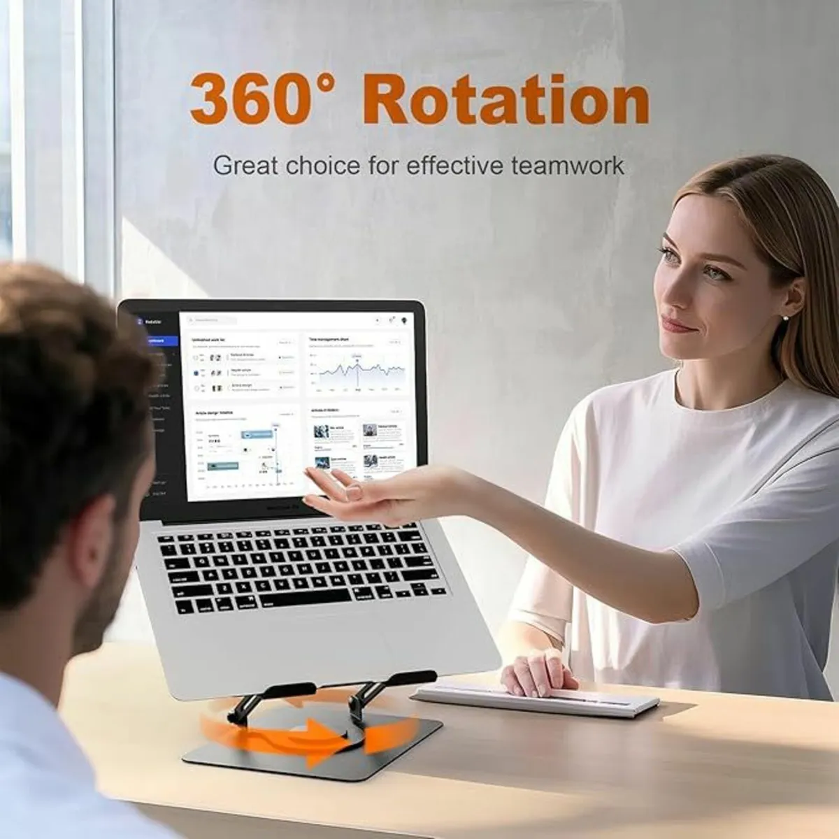 GRIFEMA GB1050 Laptop Stand for Desk, Adjustable - Image 3