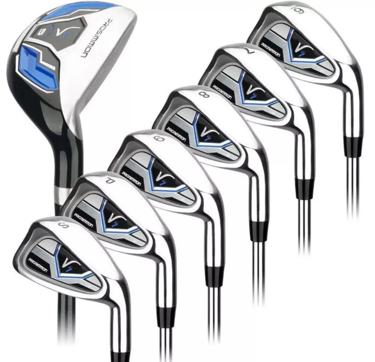 NEW Prosimmon Mens Golf Clubs V7 Irons &Hybrid Set - Image 1