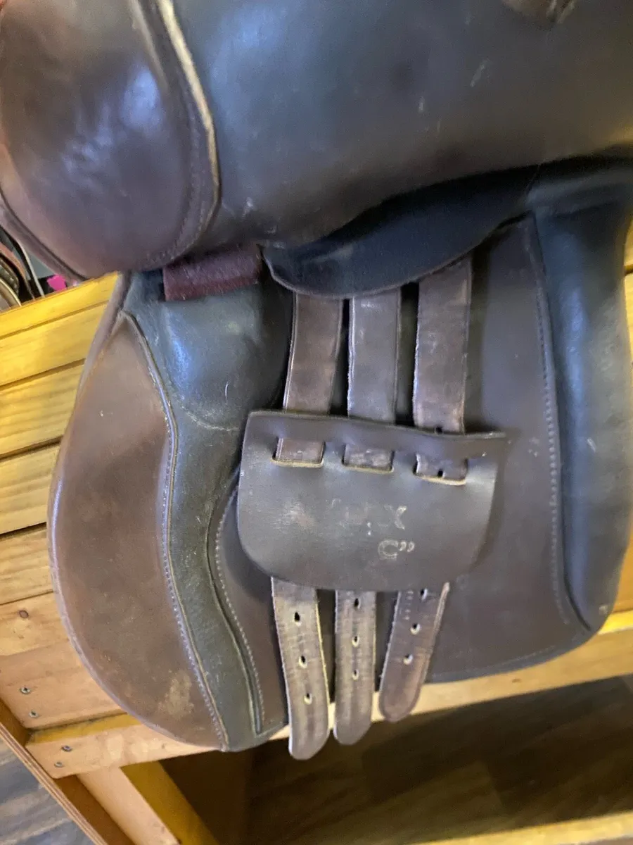 Ideal wide cob 16” Leather saddle - Image 3