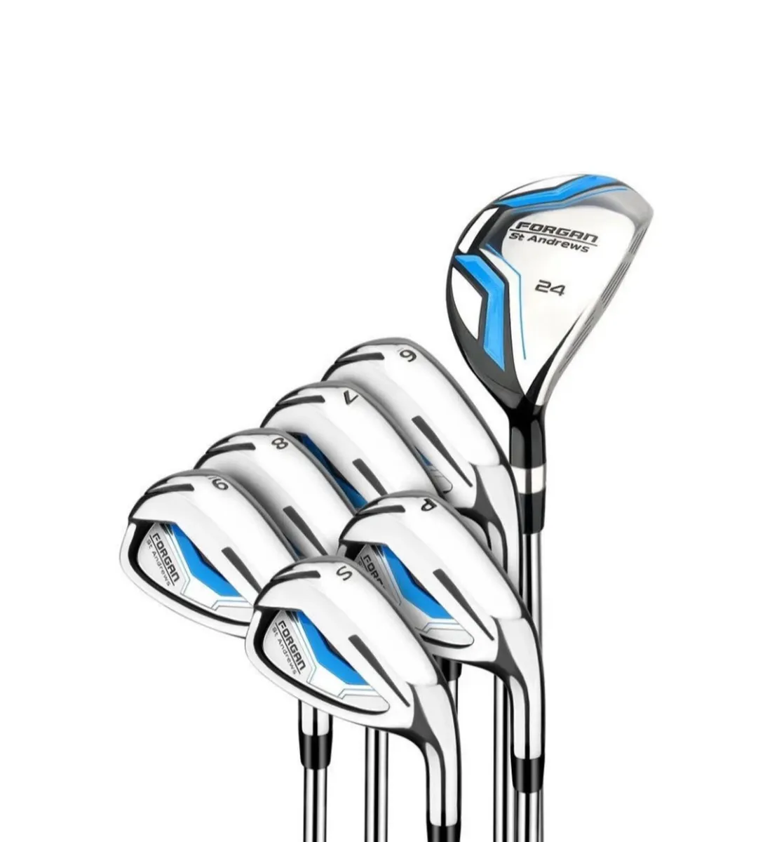 New Forgan F200 Irons and Hybrid Mens Gold set