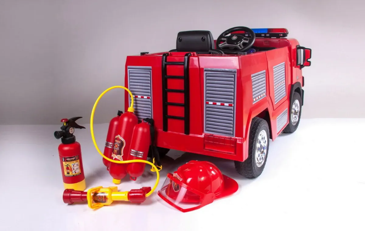 Free Delivery - Kids Ride on Fire Engine Truck - Image 2
