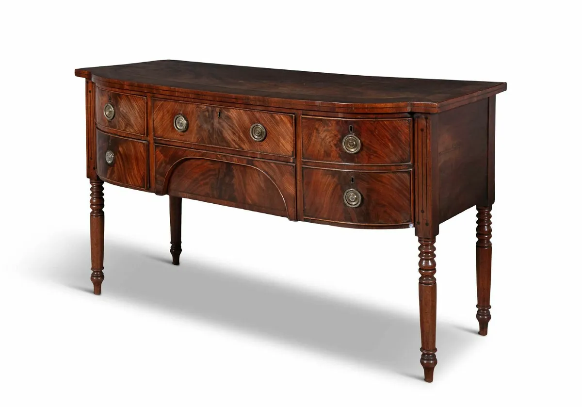 Vintage George IV Mahogany Sideboard Table - Image 2
