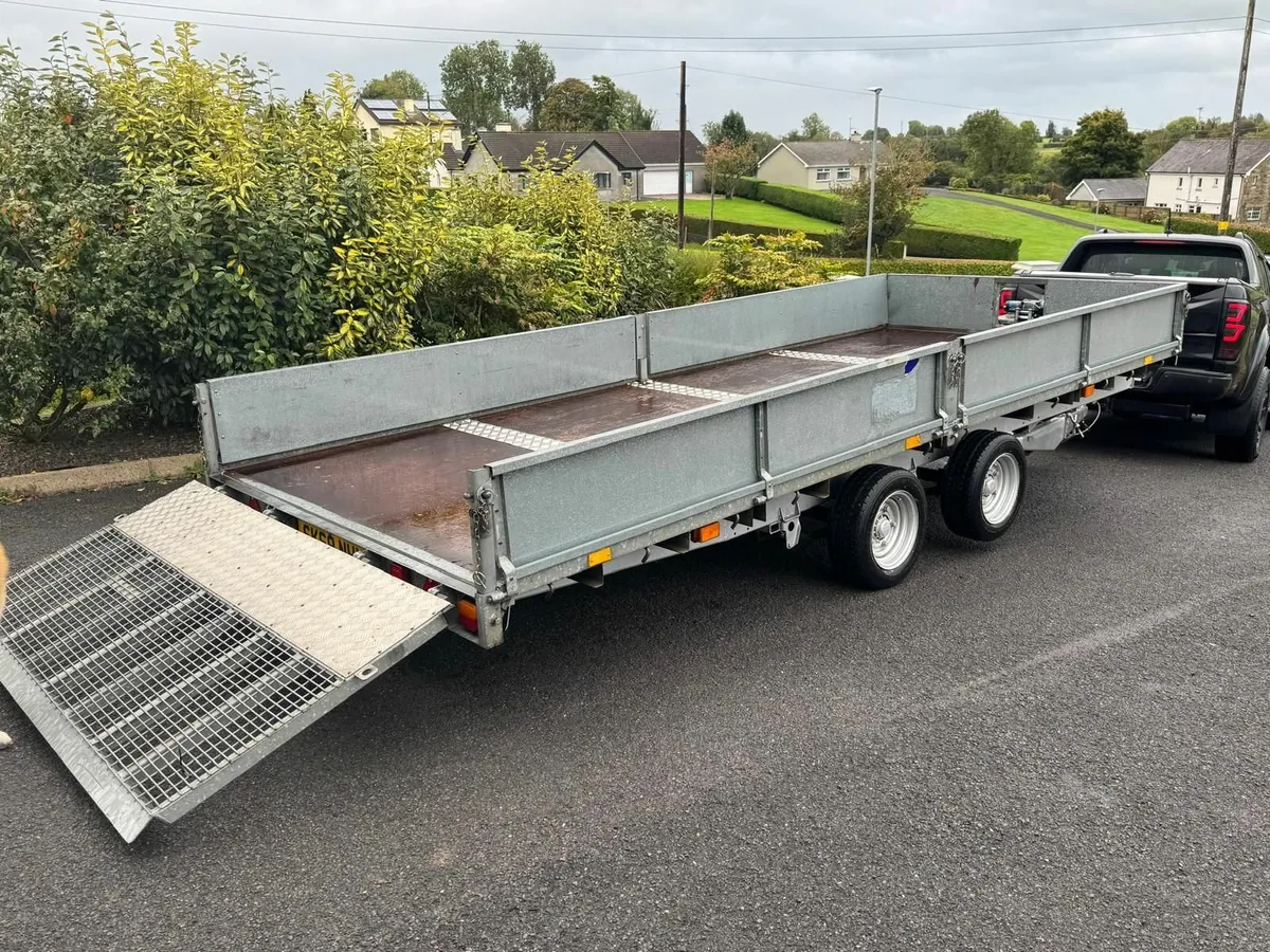 2018 Ifor Williams 18ft Tilt Bed Twin Axle - Image 1