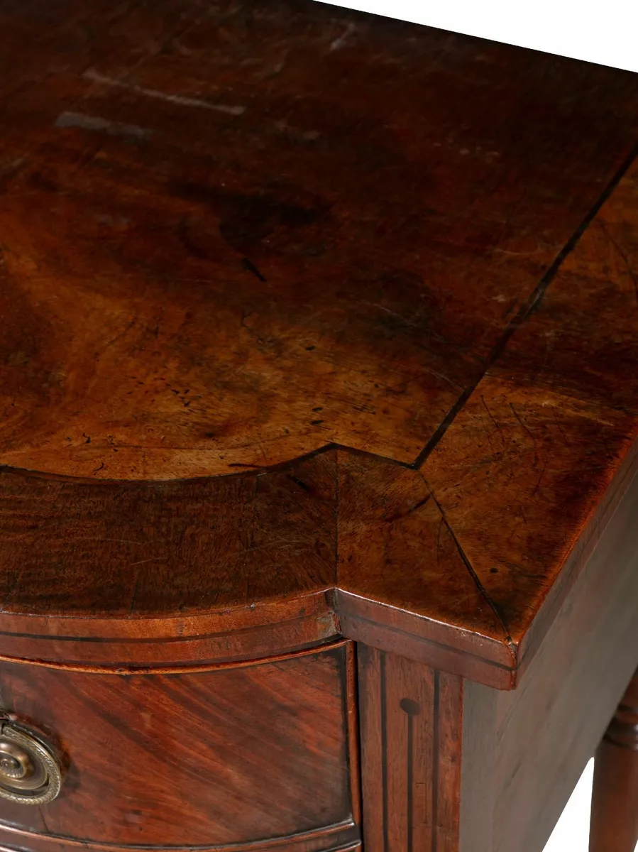 Vintage George IV Mahogany Sideboard Table - Image 4