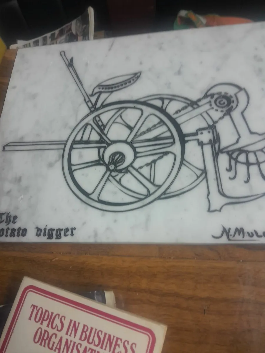 Potato digger  plaque - Image 1