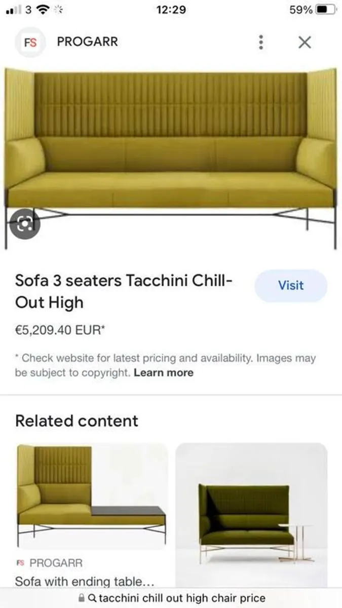 2 x Tacchini couches retail 7K for both selling for 500 - Image 3