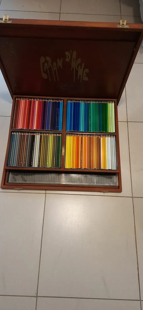 Caran D'ache Wooden Boxed set of Artists Pencils - Image 1