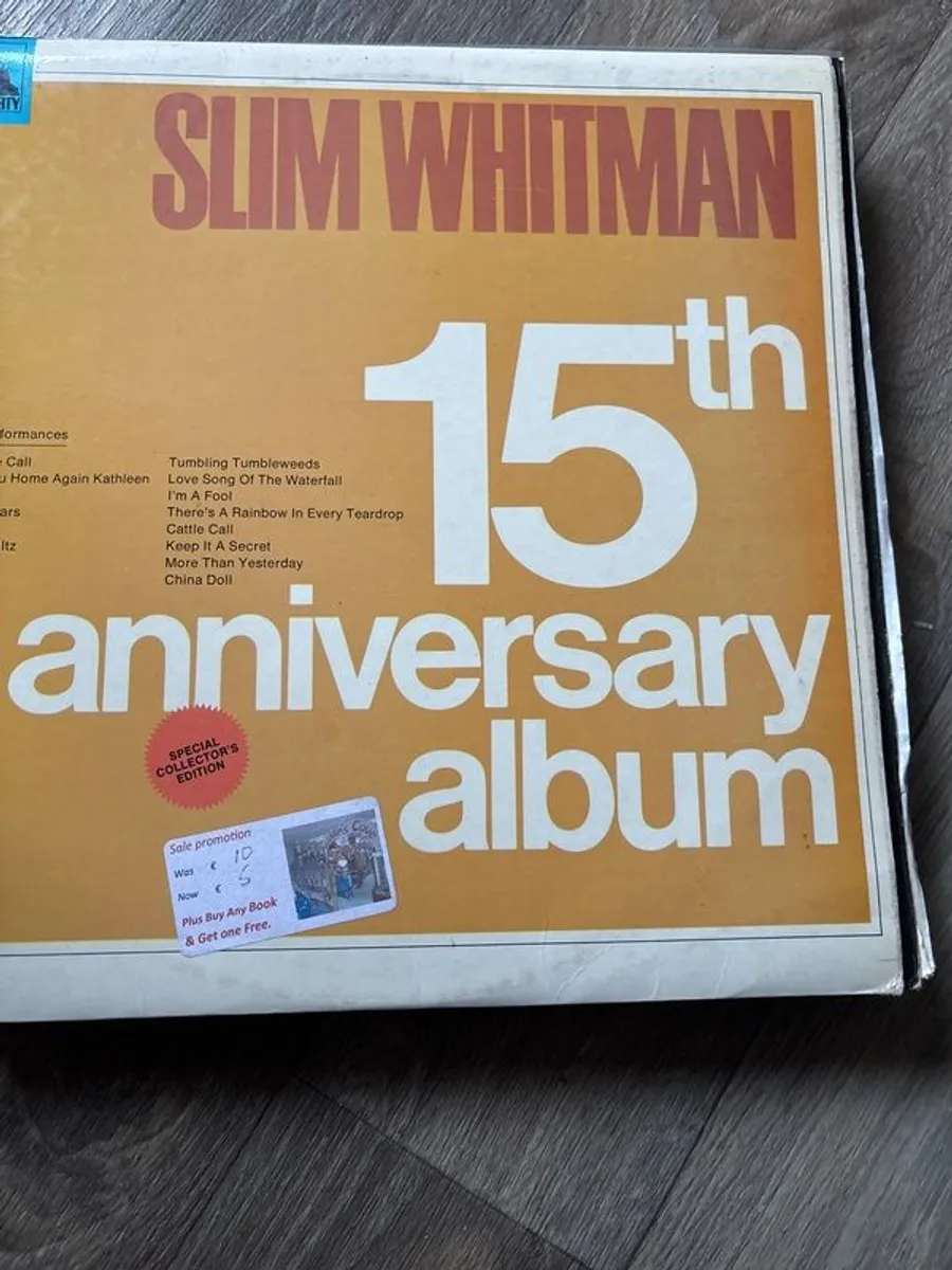 Slim Whitman Vinyl LPs - Image 3