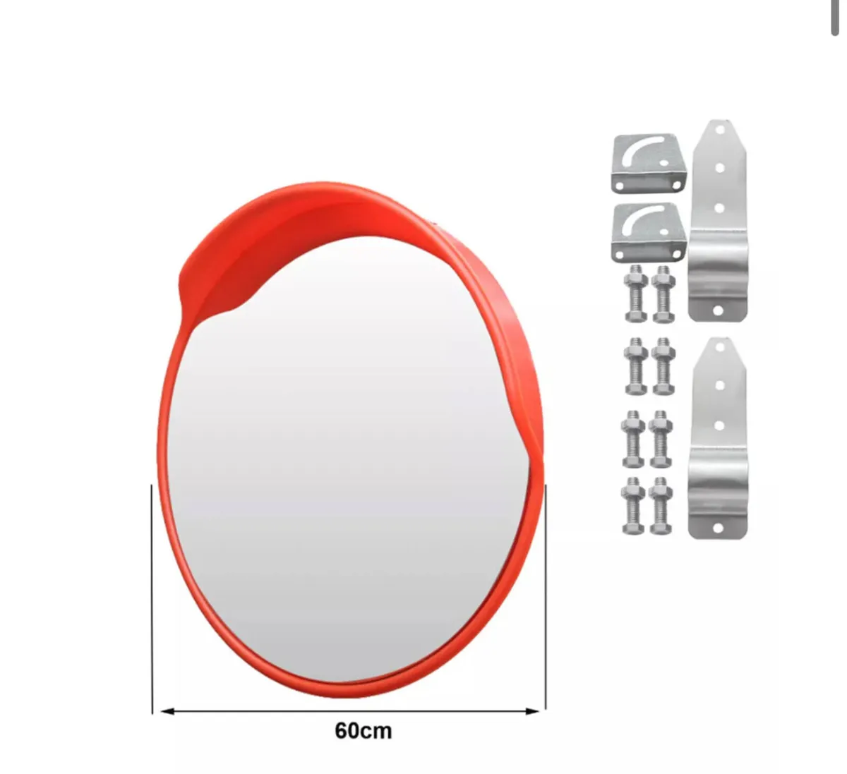 New 60cm Convex Driveway Safety Mirror - Image 2