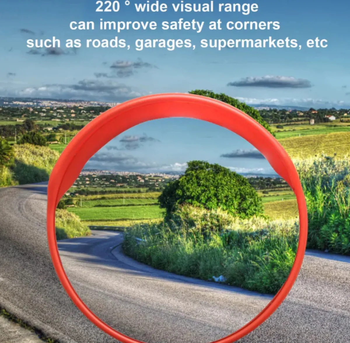 New 60cm Convex Driveway Safety Mirror - Image 3