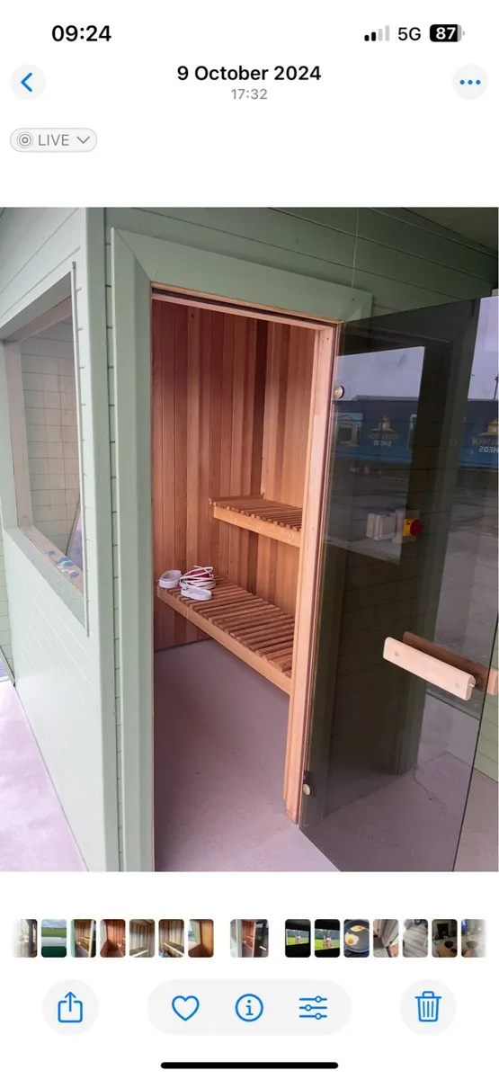 4 person Outdoor Sauna - Image 4