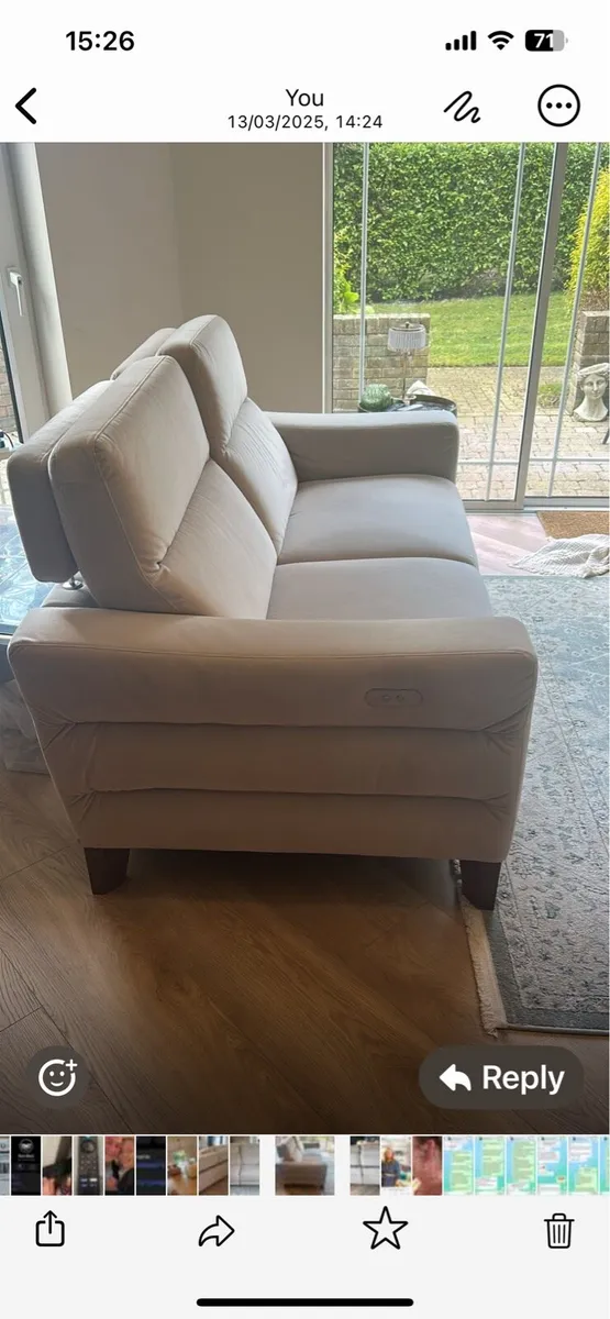 NATUZZI couches (2 x 2 seater) Mint condition - Image 3