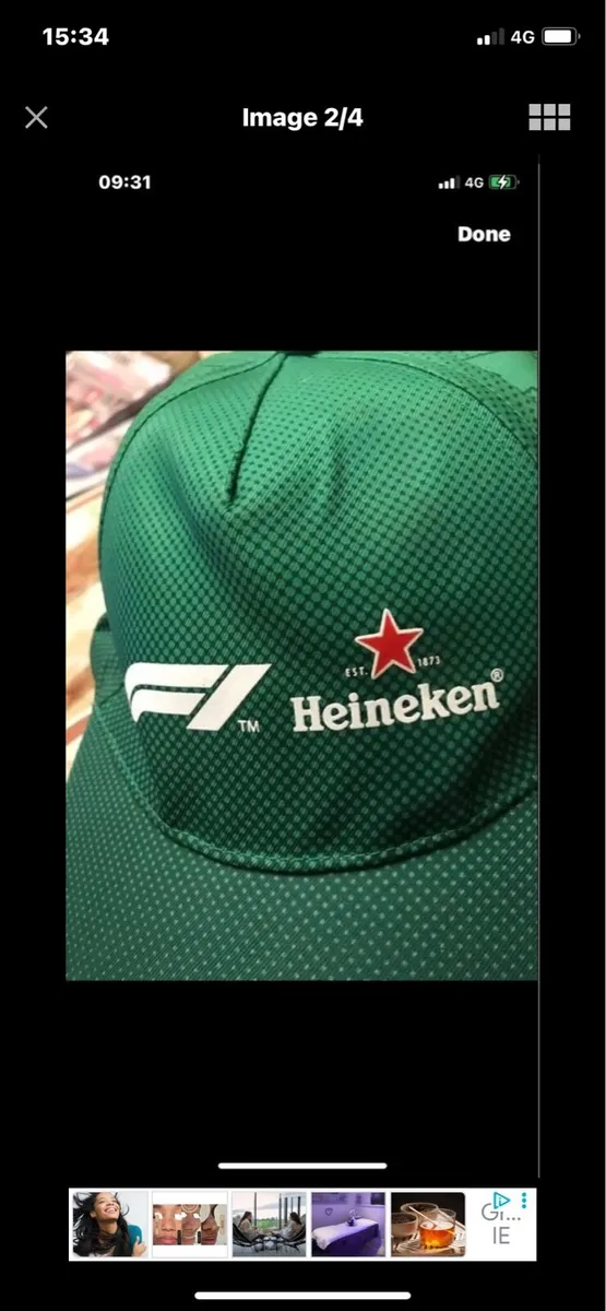 Formula 1 Heineken Cap - Image 2