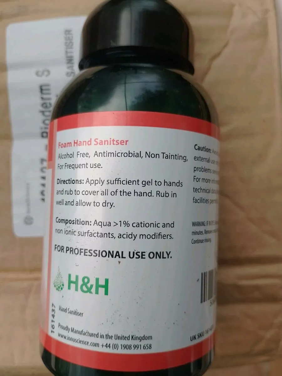 12 x 250ml Bioderm Hand sanitizer - Image 2
