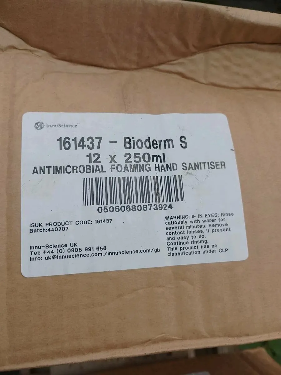 12 x 250ml Bioderm Hand sanitizer - Image 4