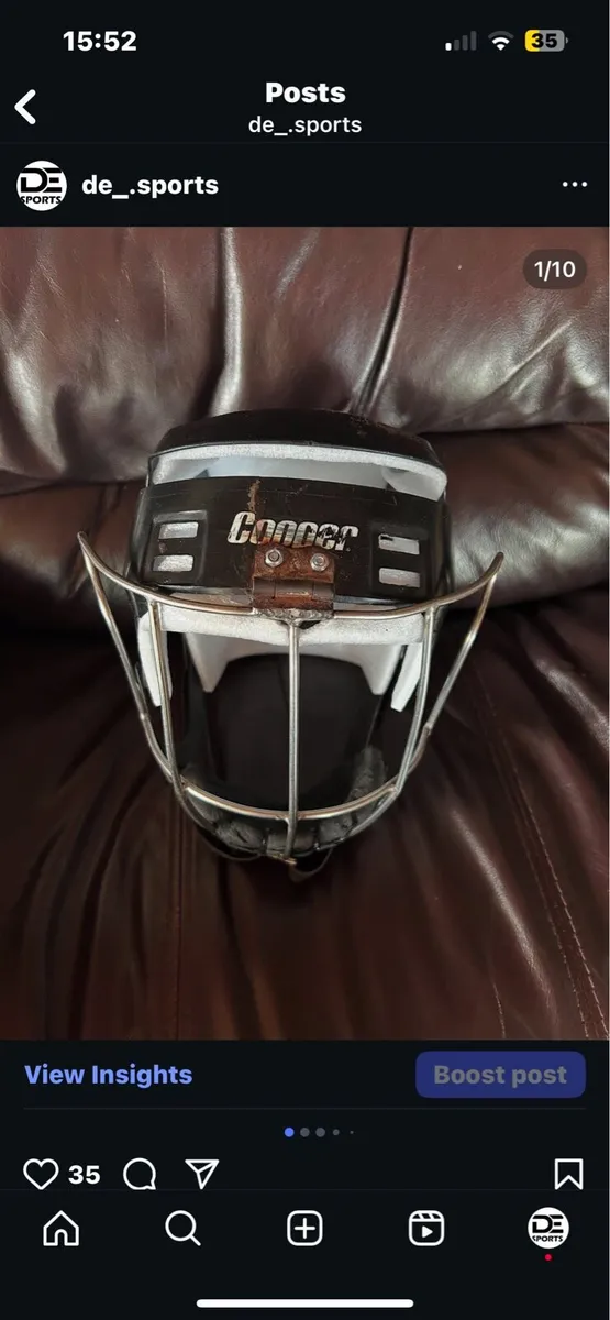 Cooper helmet repairs - Image 2
