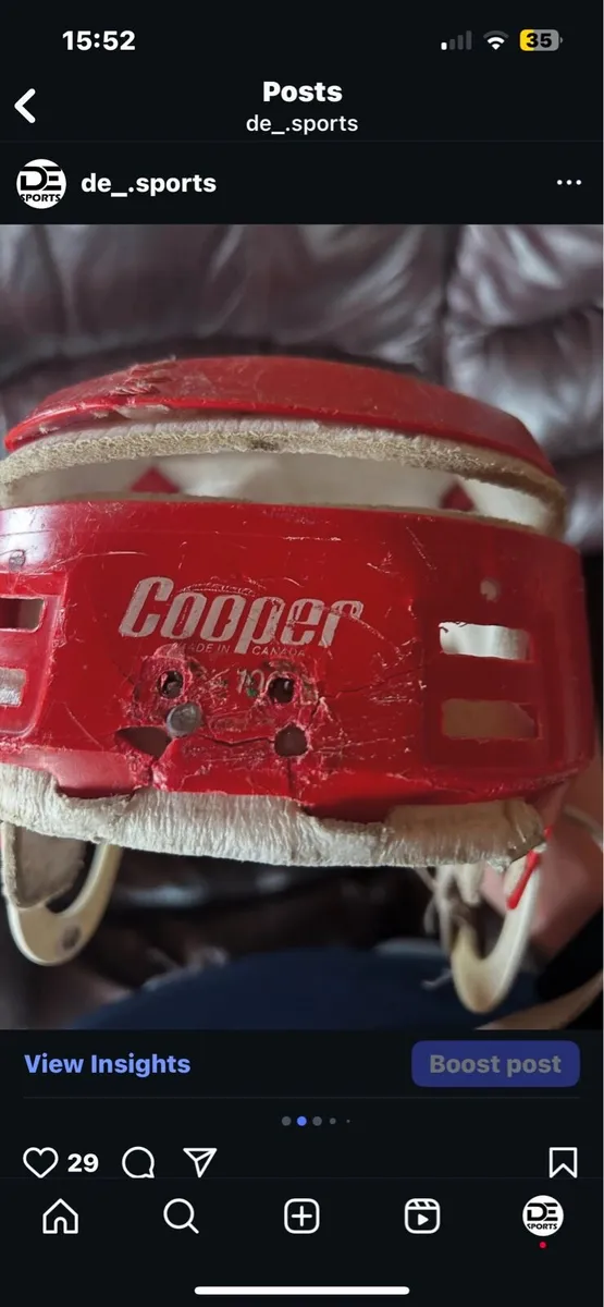 Cooper helmet repairs - Image 3