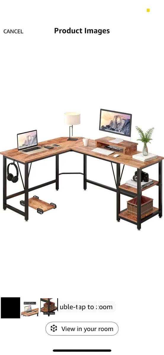 L- shaped corner Desk - Image 1